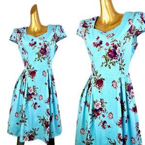 Vintage 90s floral dress cottagecore prairie mini sundress